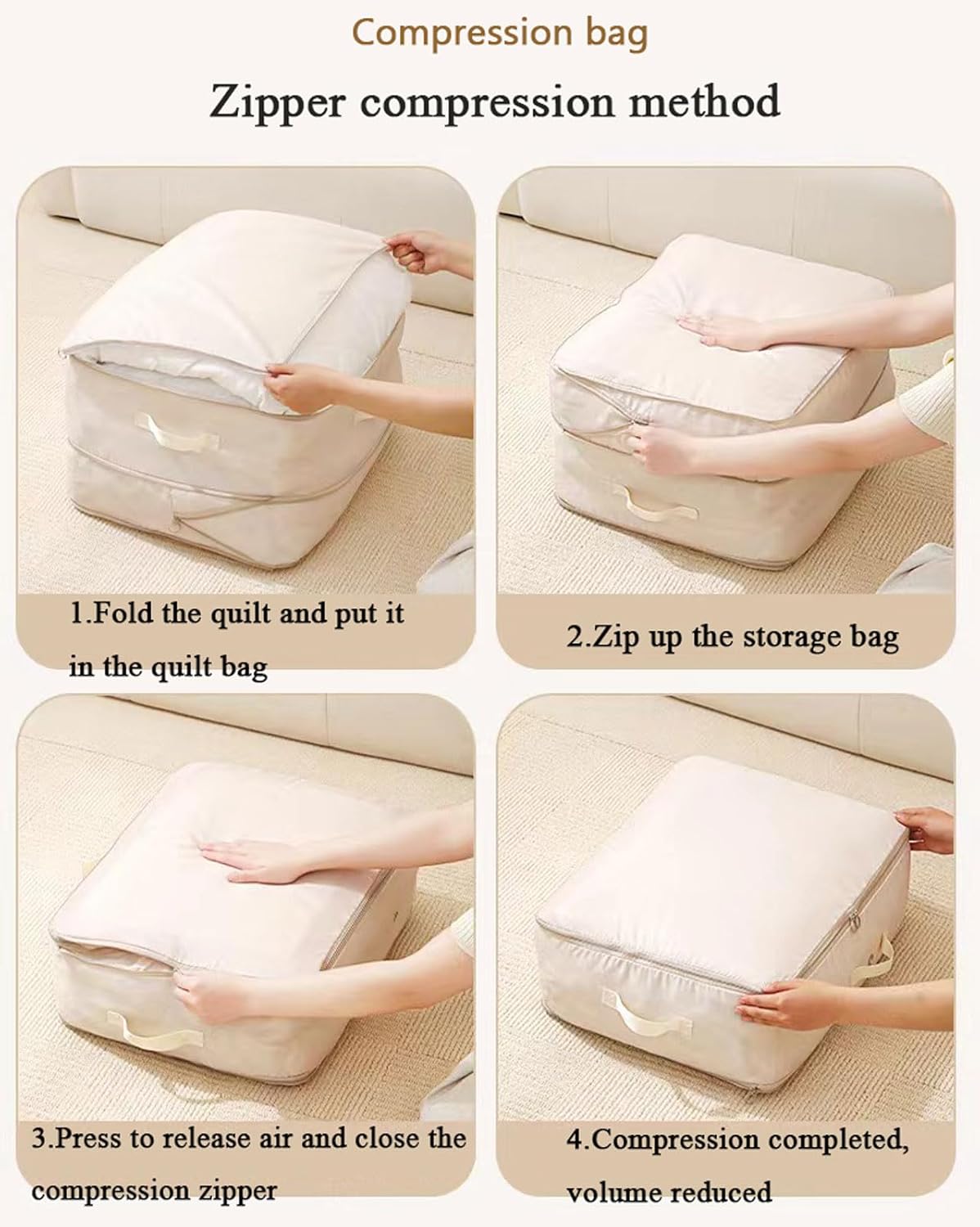 SqueezePro™ Ultra Space Saving Self Compression Organizer